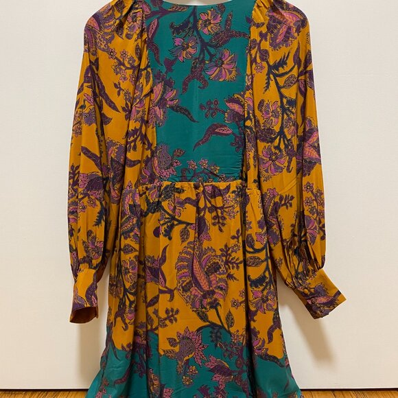 Anthropologie Romantic Silk Tunic Dress - Picture 3 of 4